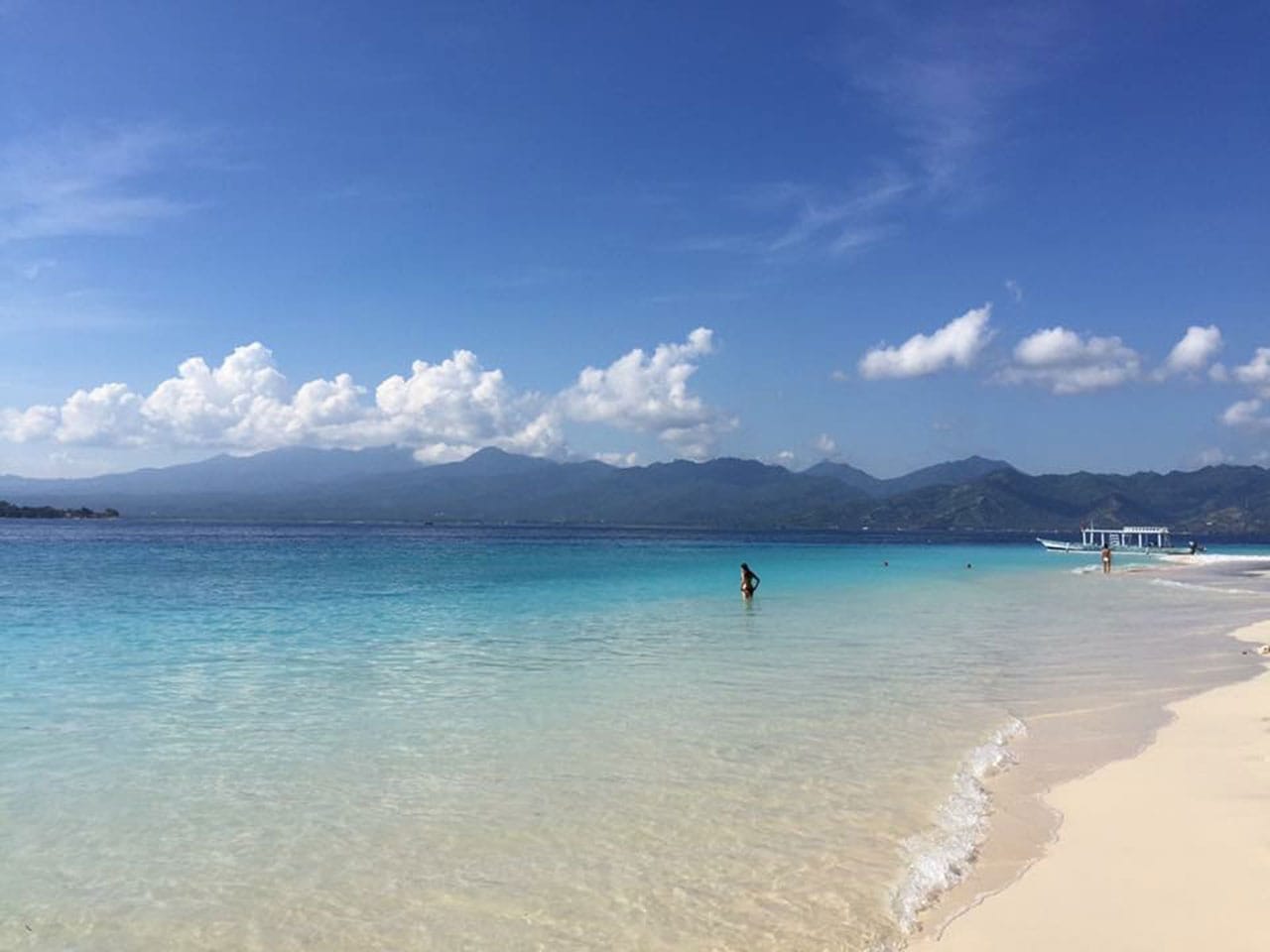 Playa de ensueño en Gili Meno