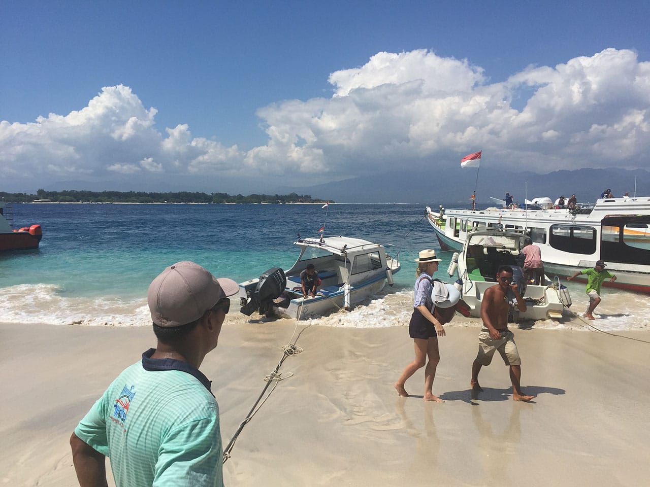 Playa de ensueño en Gili Meno