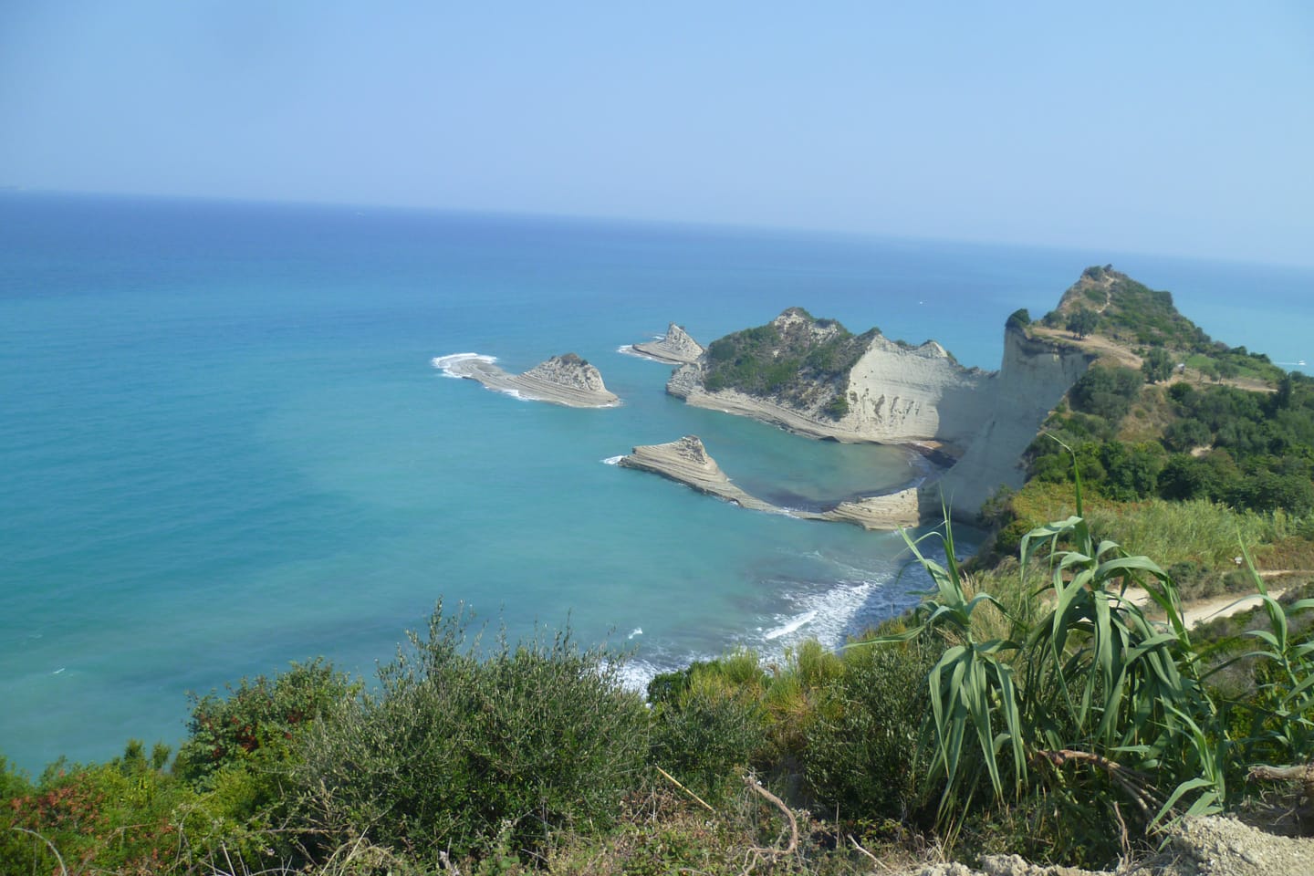 La costa en el cabo Drastis