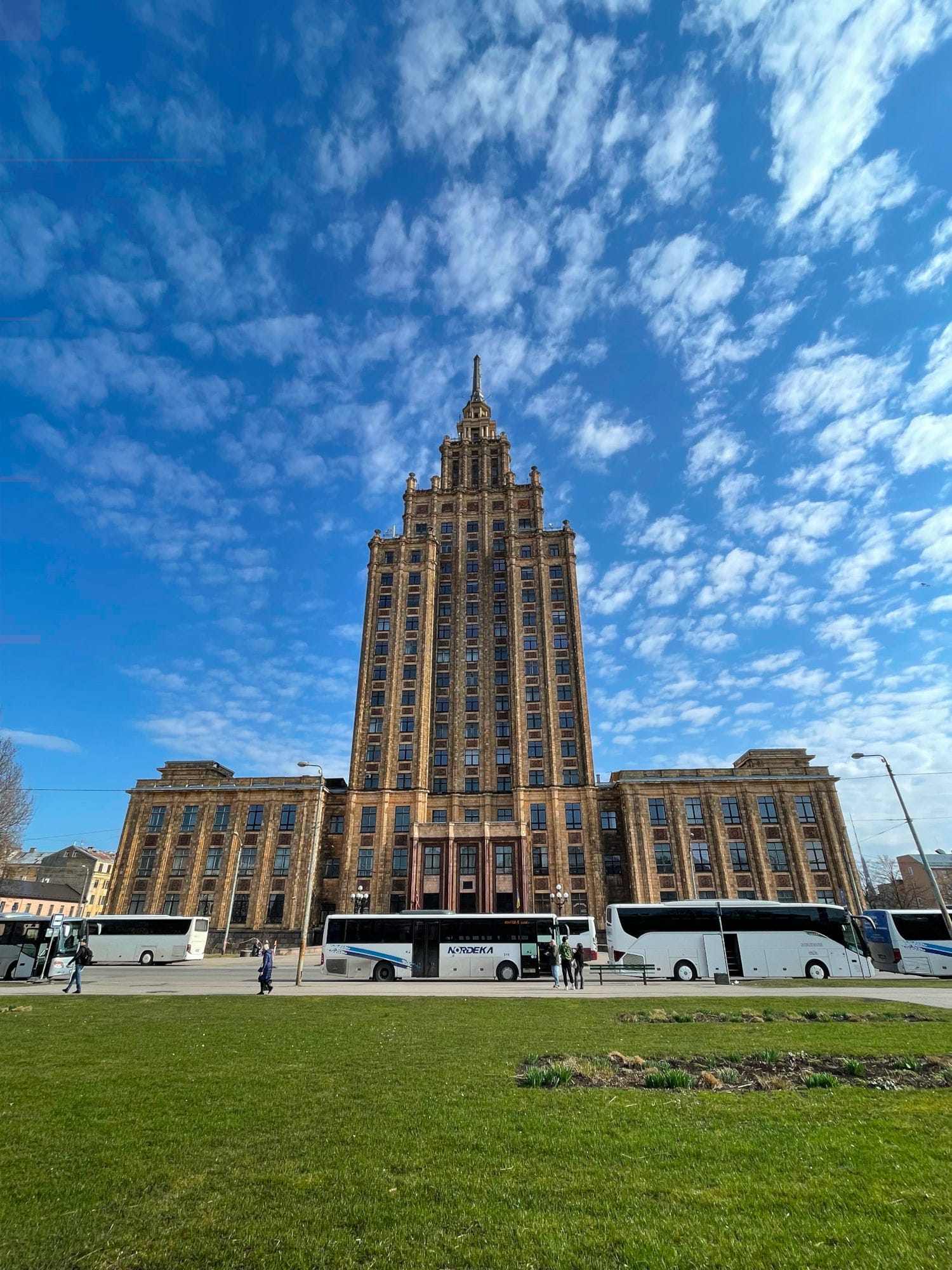 Blick über Riga vom Aussichtsdeck der Akademie der Wissenschaften