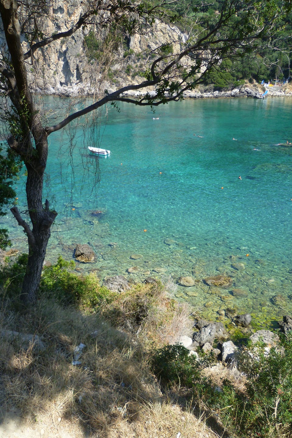El mar cerca de Paleokastritsa