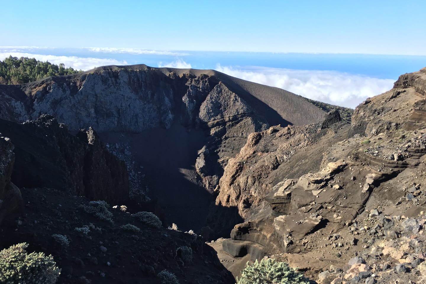 Vista desde la Ruta de los Volcanes