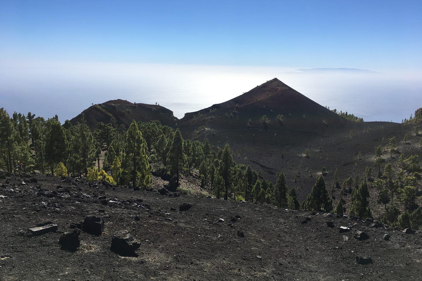 Sendero de la Ruta de los Volcanes