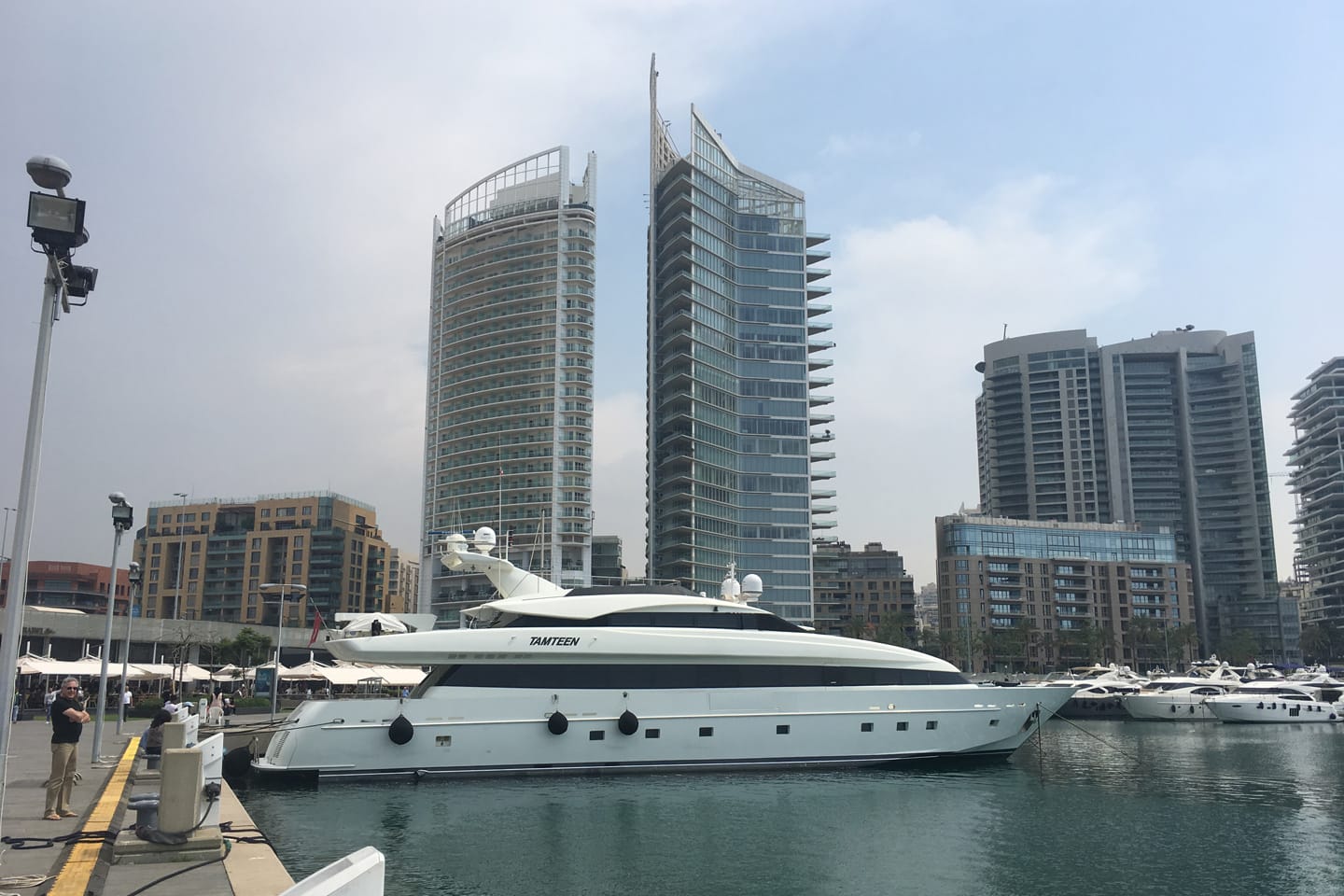 Puerto deportivo de Zaitunay Bay en Beirut